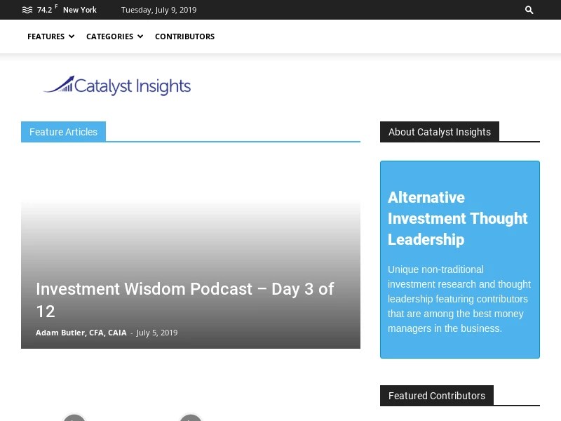 Page not found - Catalyst Insights