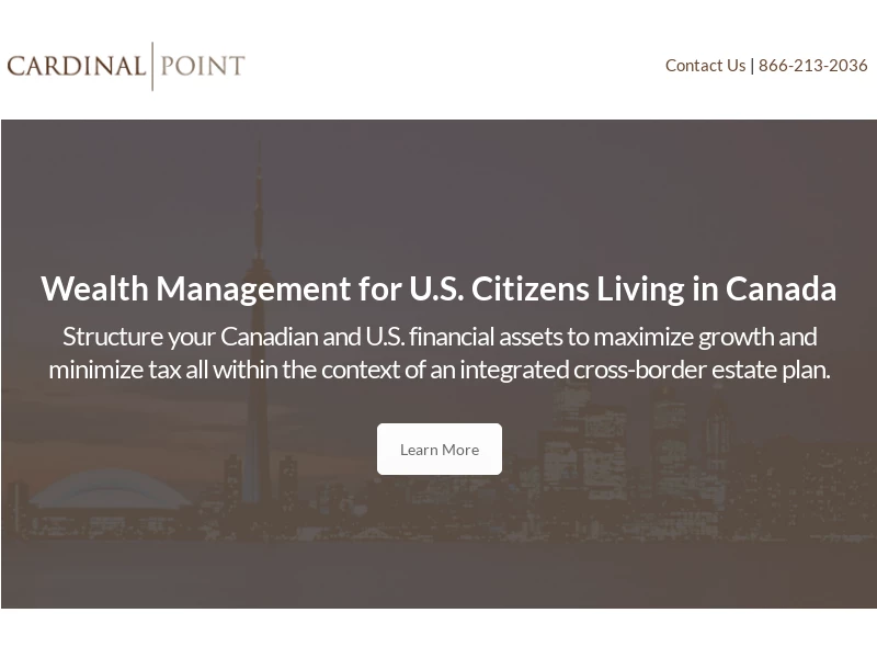 Wealth Management for U.S. Citizens Living in Canada – U.S. Citizens Living in Canada