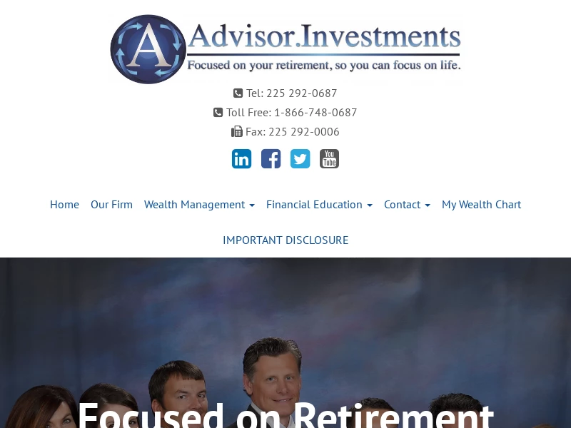 Contact Advisor.Investments for Retirement Planning
